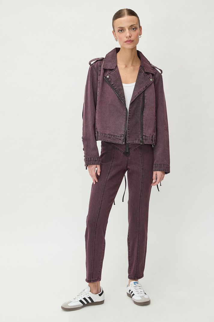 Chaqueta Mezclilla Burdeos 17820125051112-4