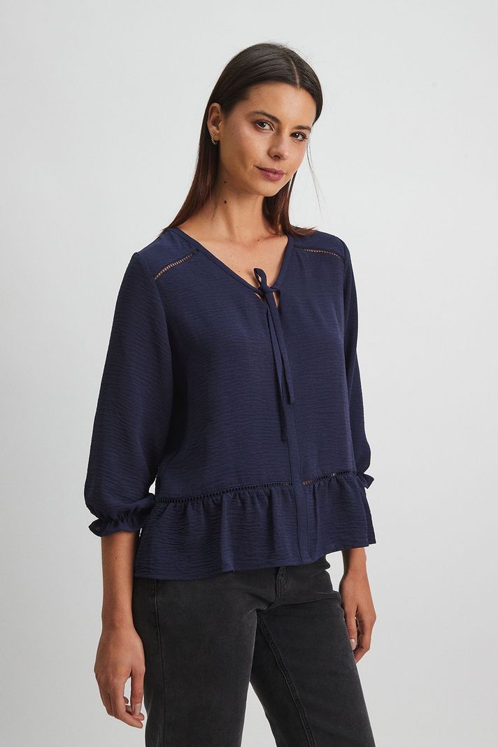 Blusa Lisa Azul Ash 14007224051104-0