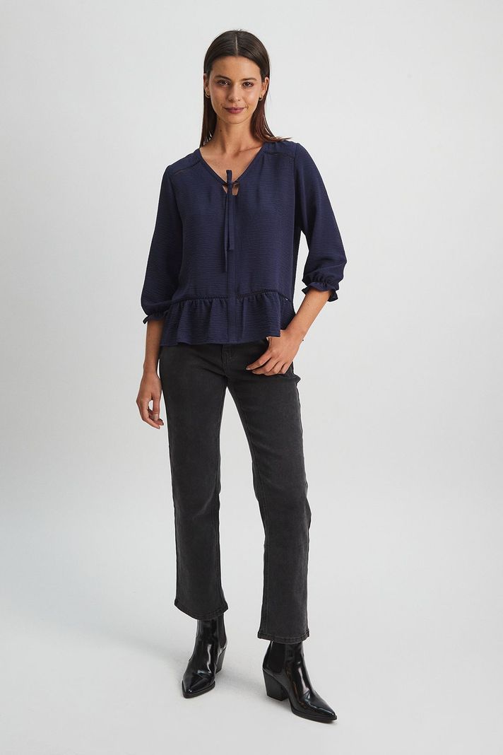 Blusa Lisa Azul Ash 14007224051104-1