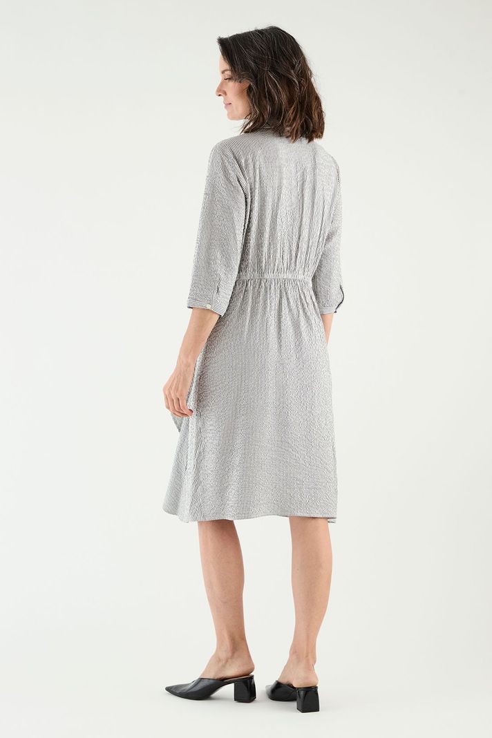 Vestido Camisero Con Vuelo Crudo Ma Griffe 13102125050105-4
