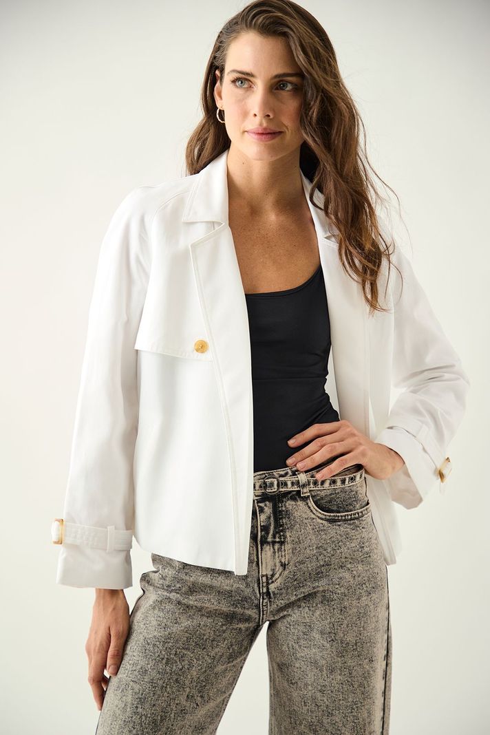 Chaqueta Lisa Crudo Ash 17507125001105-0