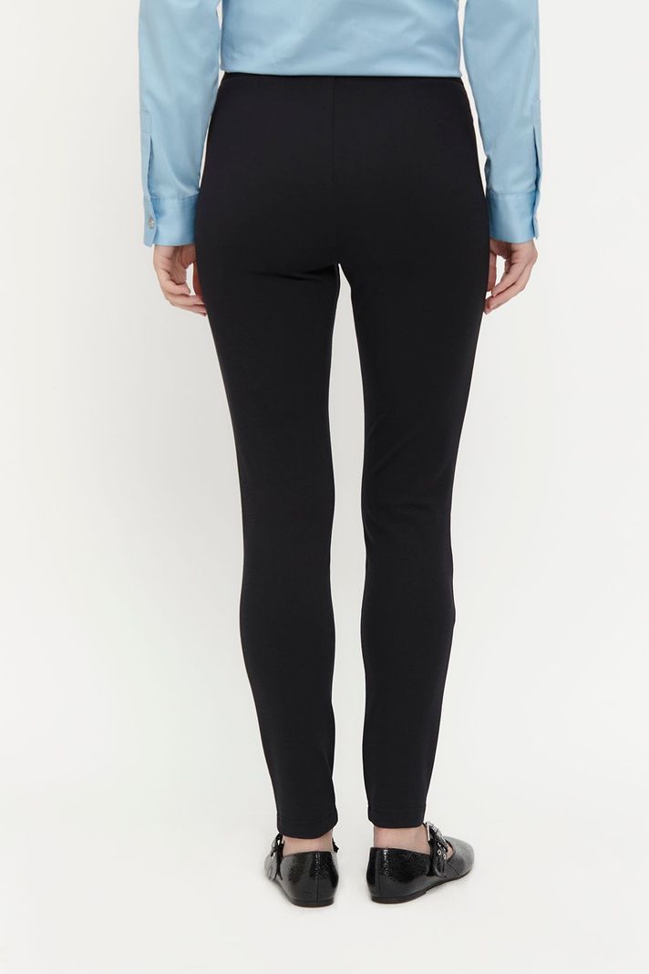 Calza Lisa Pretina Elastico Negro Ash 11407224003102-4