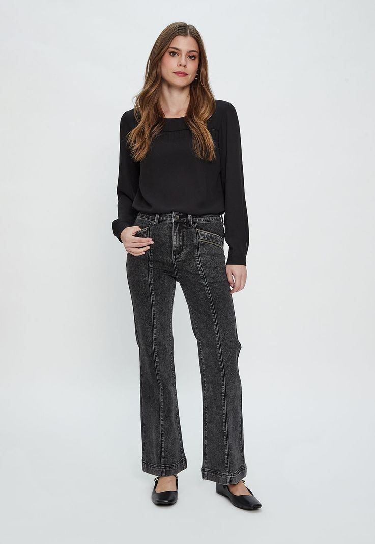Jeans Liso Negro Ash 11307224001102-0