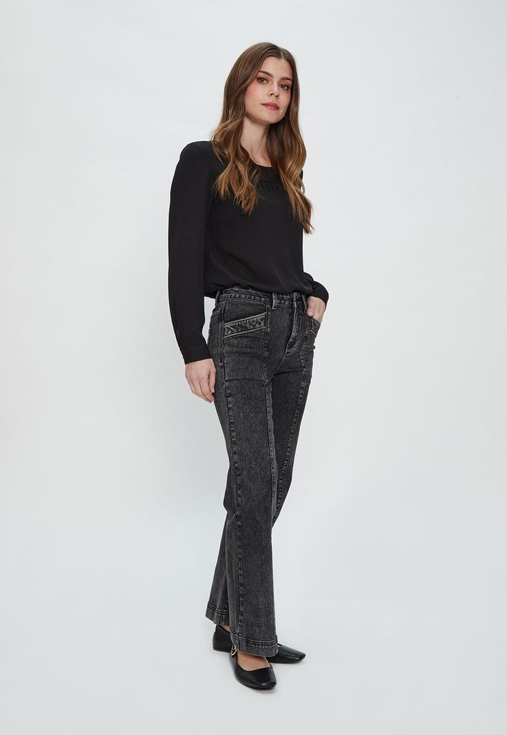 Jeans Liso Negro Ash 11307224001102-3