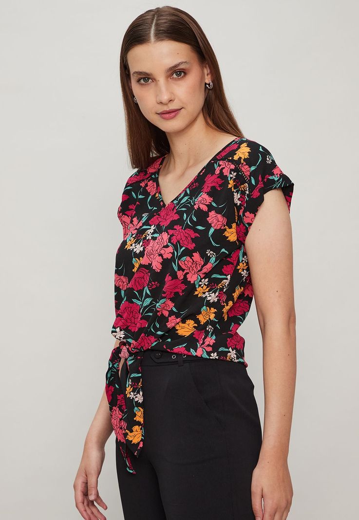 Top Print Nudo Negro Ash 14107124002102-3
