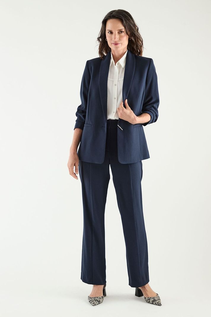 Blazer Solapa Continua Azul Ma Griffe 16002125051104-0