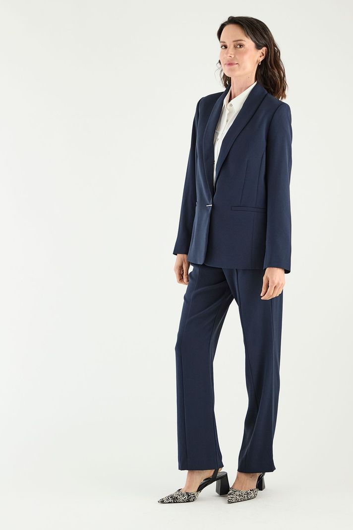 Blazer Solapa Continua Azul Ma Griffe 16002125051104-2
