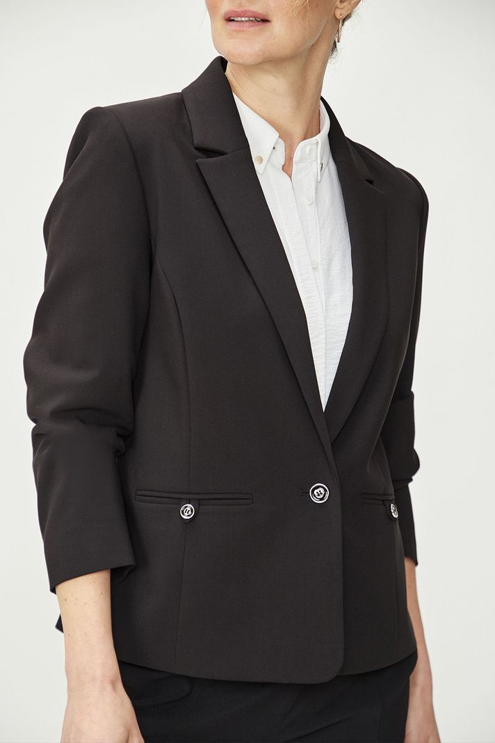 Blazer Liso Negro Ma Griffe 16002224051102-2