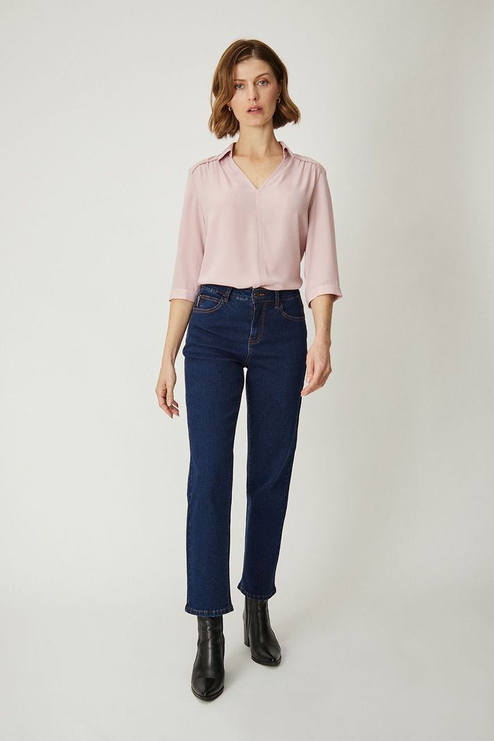Jeans Recto Azul Ma Griffe 11302224007104-0