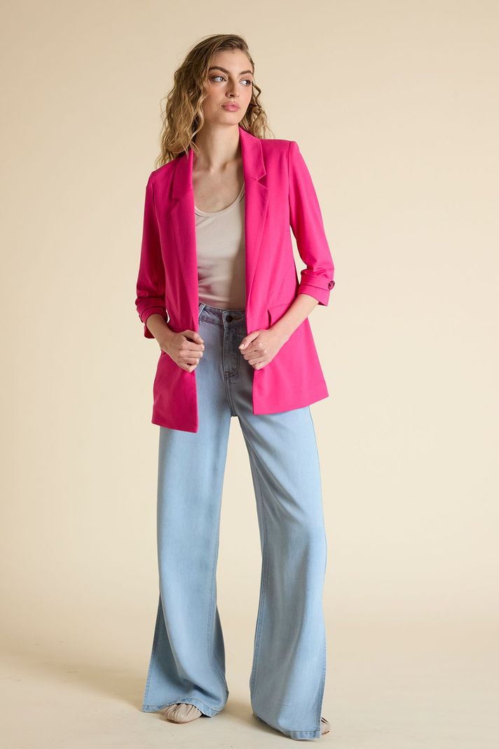 Blazer Liso fucsia iO 16020125004116-0