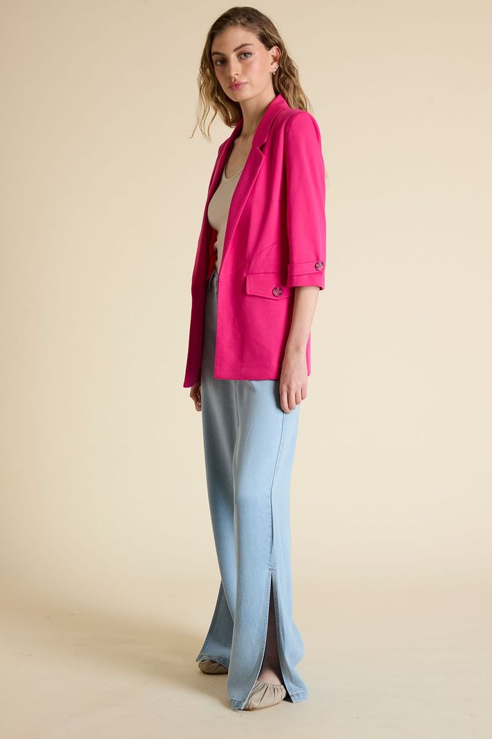Blazer Liso fucsia iO 16020125004116-3