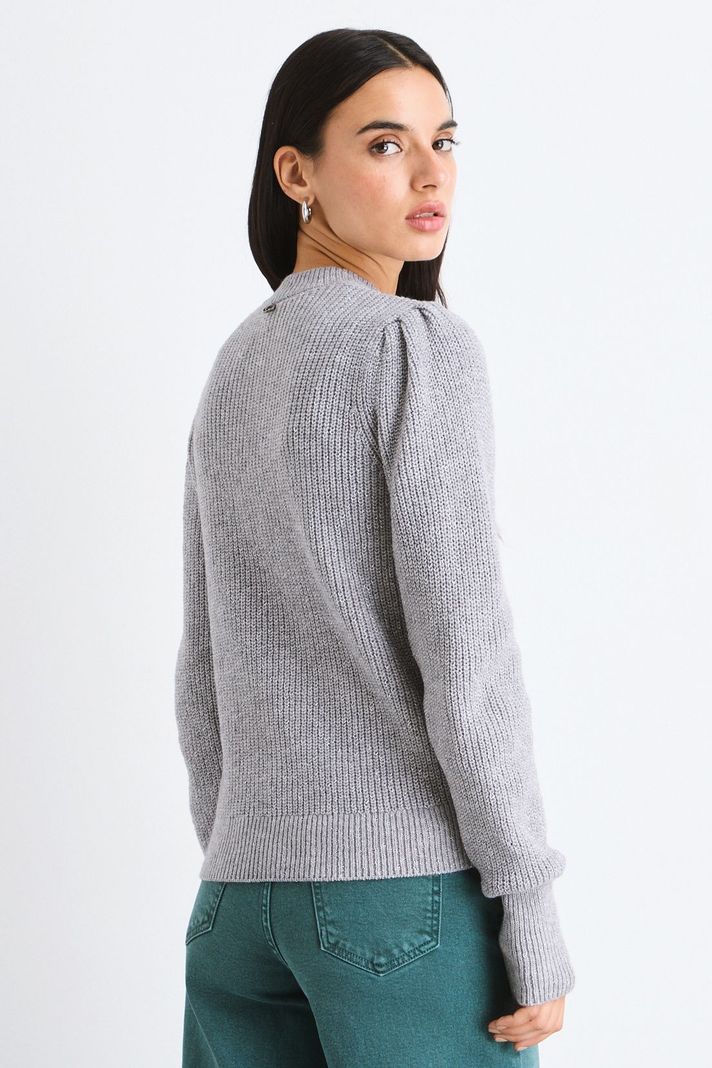 Sweater Liso Gris 18120125052113-4