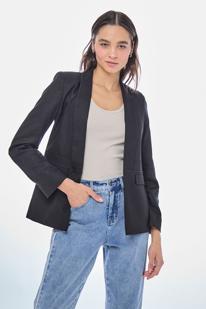 Blazer Liso Negro iO 16020224058102-0