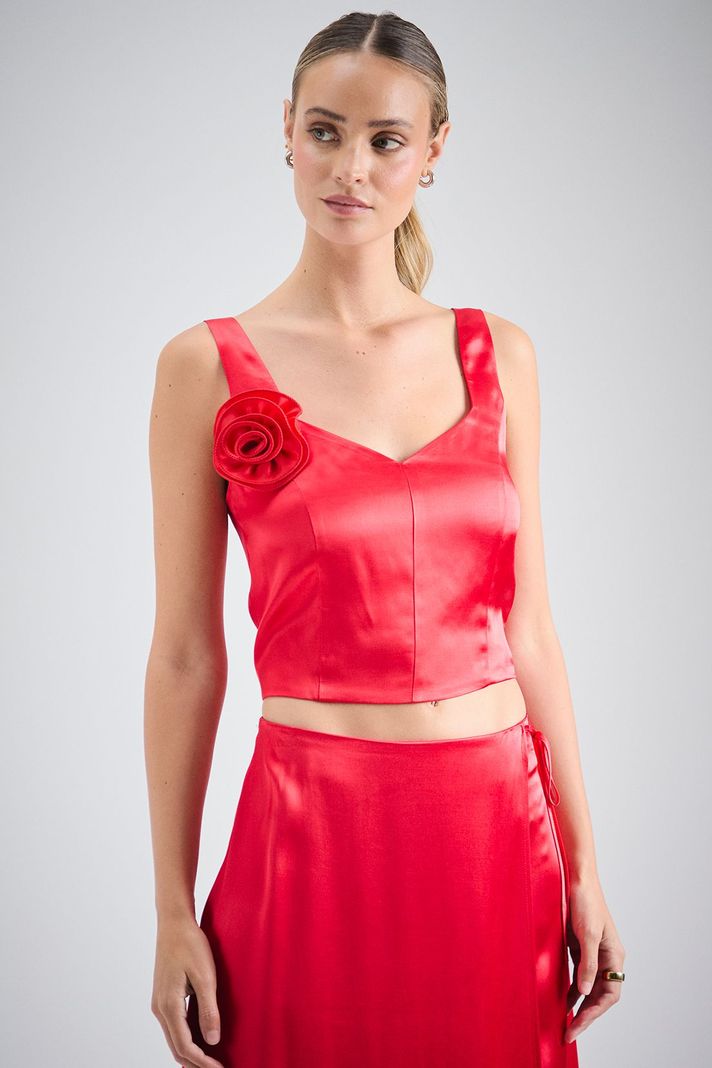 Blusa Lisa Rojo iO 14020224076103-0