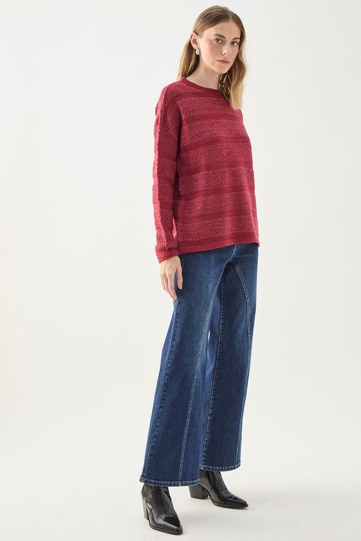 Sweater Liso Burdeos 18104125002112-3