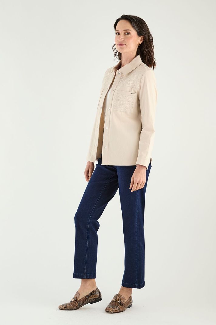 Chaqueta Sobrecamisa Beige Ma Griffe 17502125001106-2