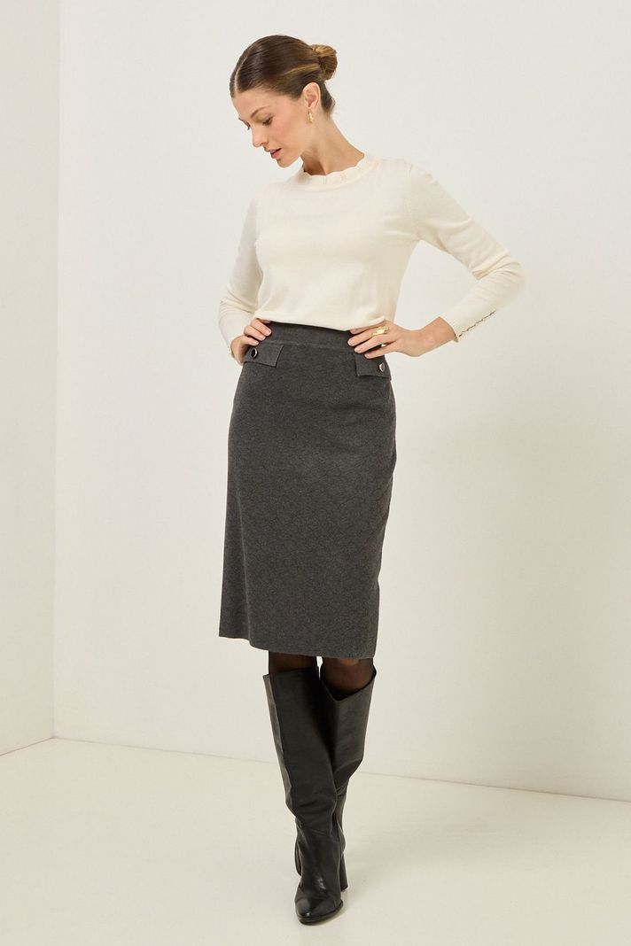 Falda Larga Mujer  12002125004163-0