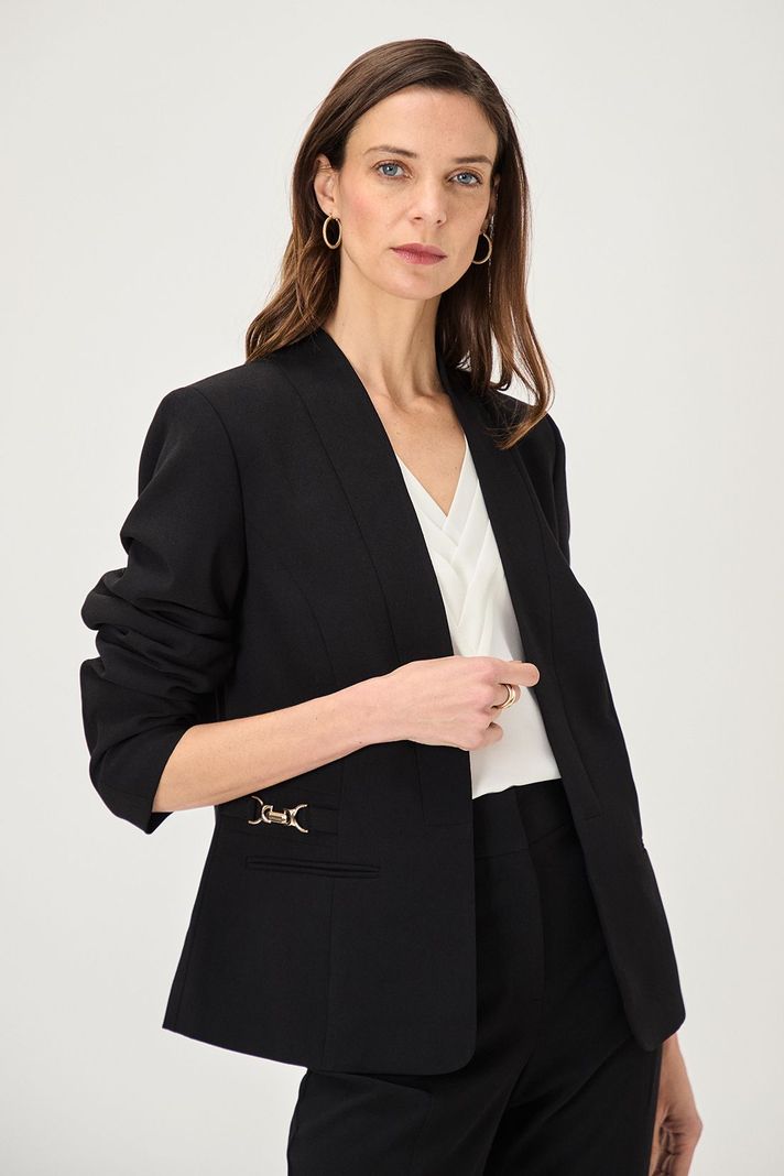 Blazer Accesorio En Costados Negro Ma Griffe 16002224054102-0