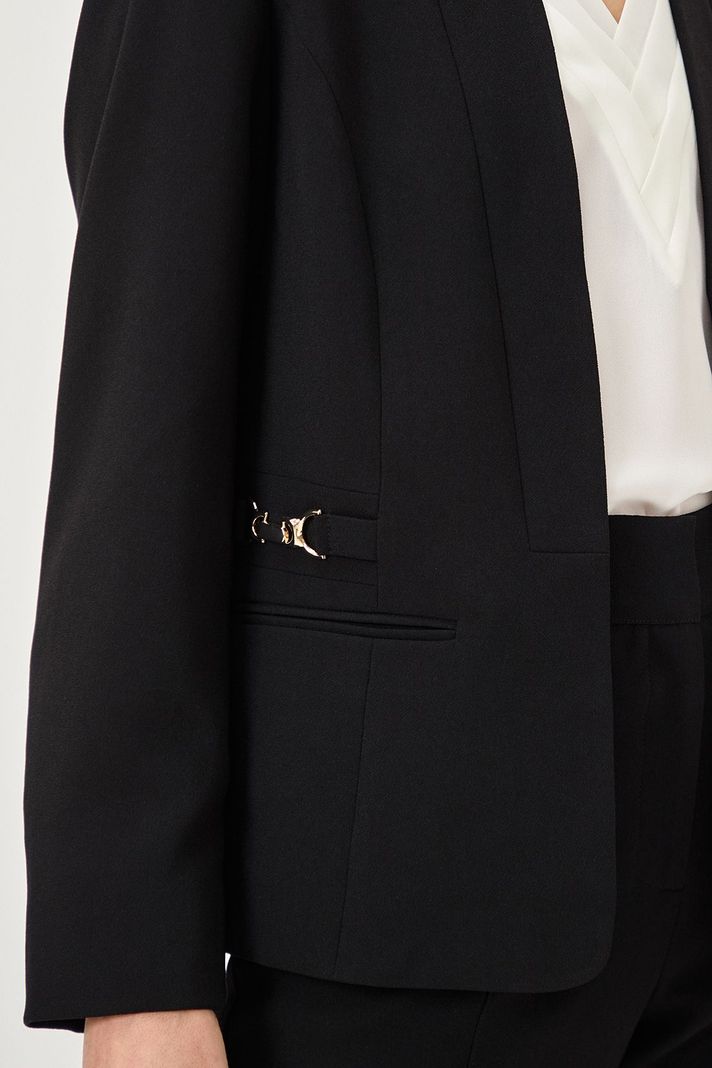 Blazer Accesorio En Costados Negro Ma Griffe 16002224054102-2