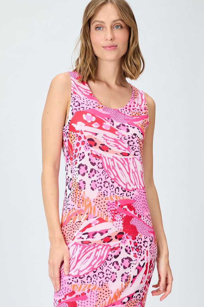Vestido Largo Fantasia Rosado 13504224004123-2