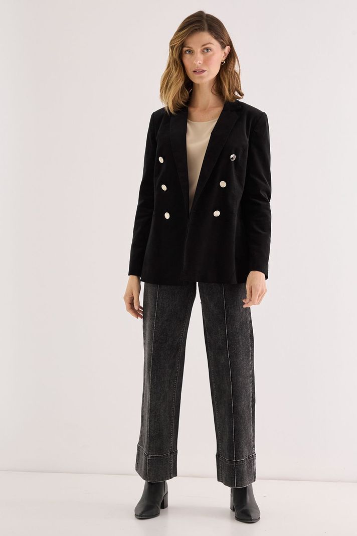 Blazer Liso Negro 16004125006102-3