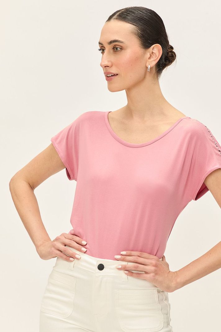 Polera Lisa Rosado Ash 14204224002123-0