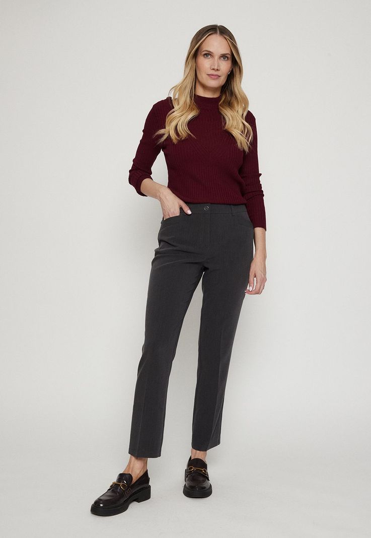 Pantalon Formal Recto Gris Ma Griffe 11002124005163-0