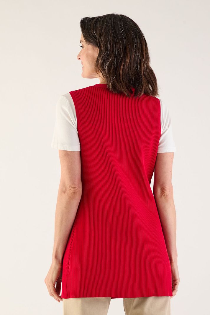 Chaleco Liso Rojo 18002125050103-3