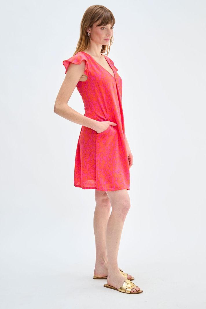 Vestido Estampado Rojo Ash 13107224005103-3