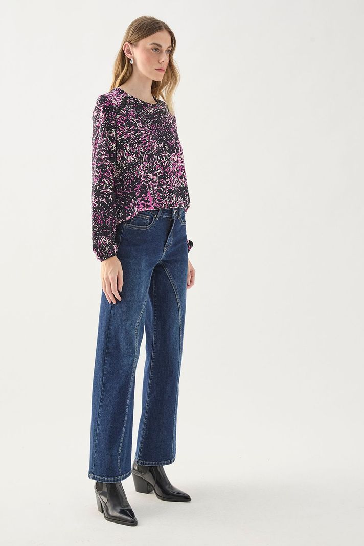 Blusa Manga Larga Fantasia Morado 14107125055121-2