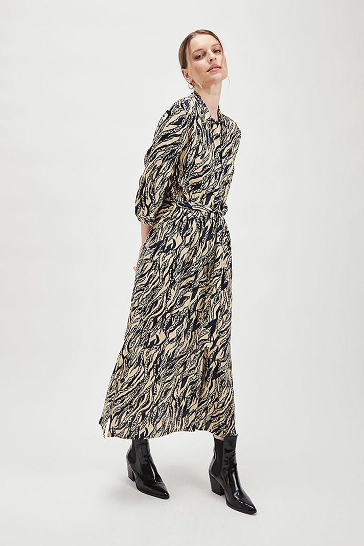 Vestido Camisero Estampado Beige Ash 13507224050106-3