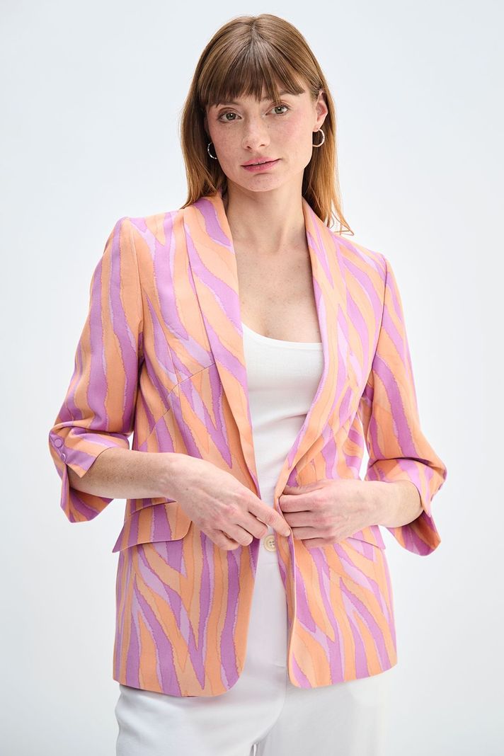 Blazer Estampado Morado Ash 16107224053121-0