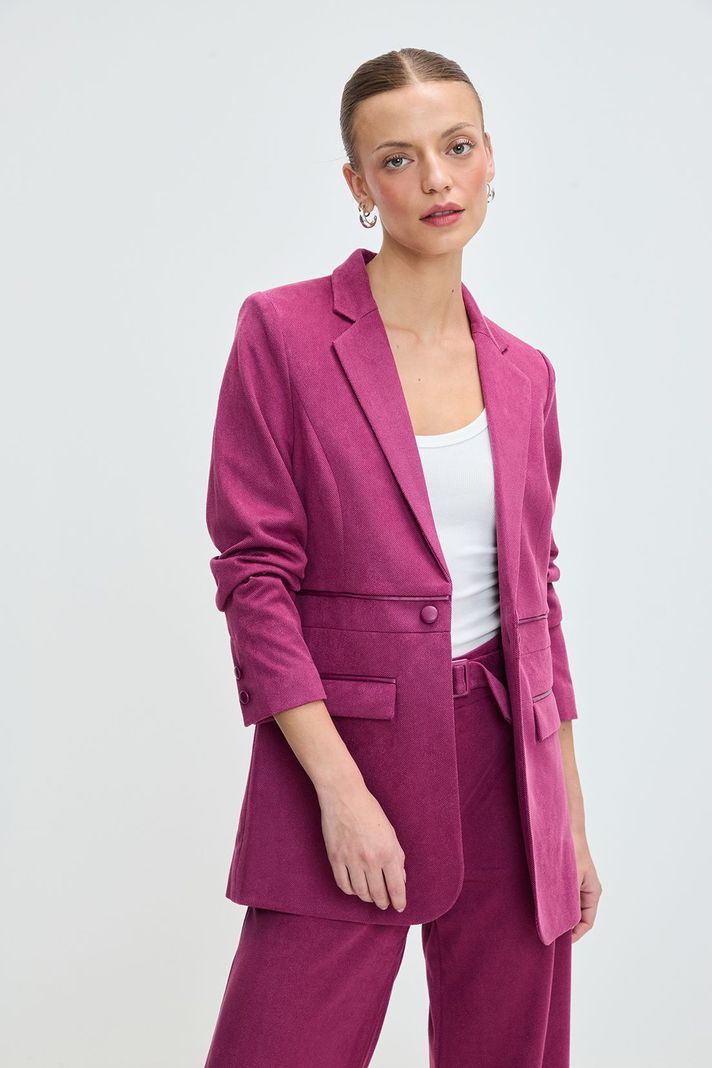 Blazer Liso Burdeos 16004125004112-0