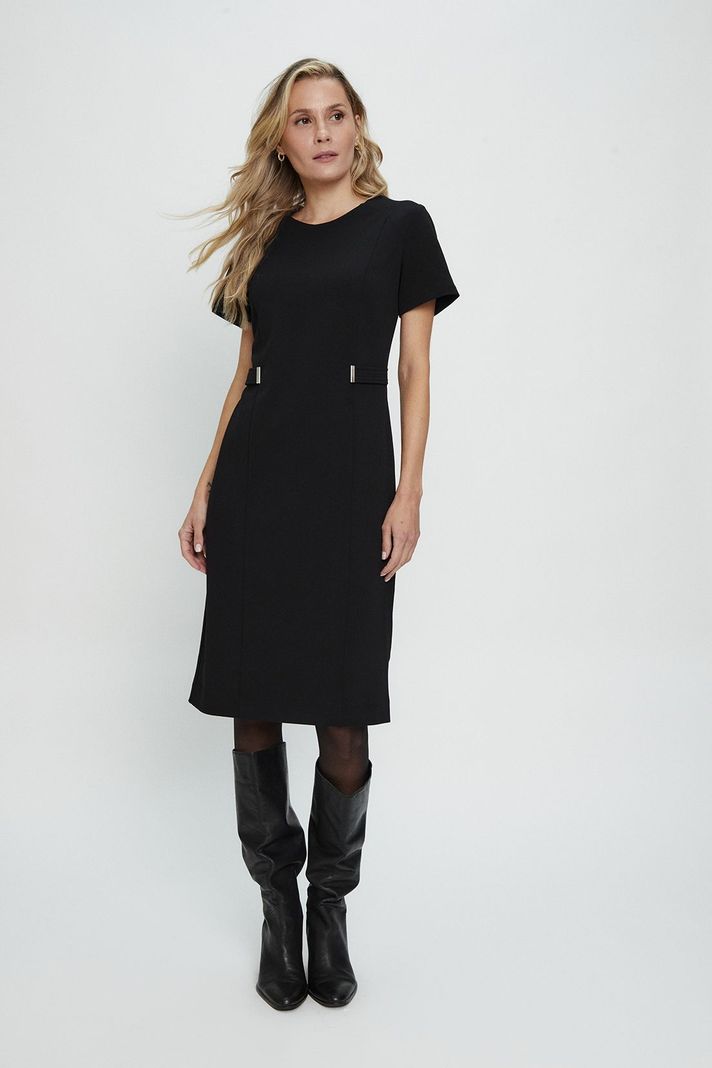 Vestido Liso Negro Ma Griffe 13002224002102-0