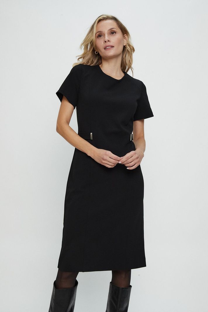 Vestido Liso Negro Ma Griffe 13002224002102-2
