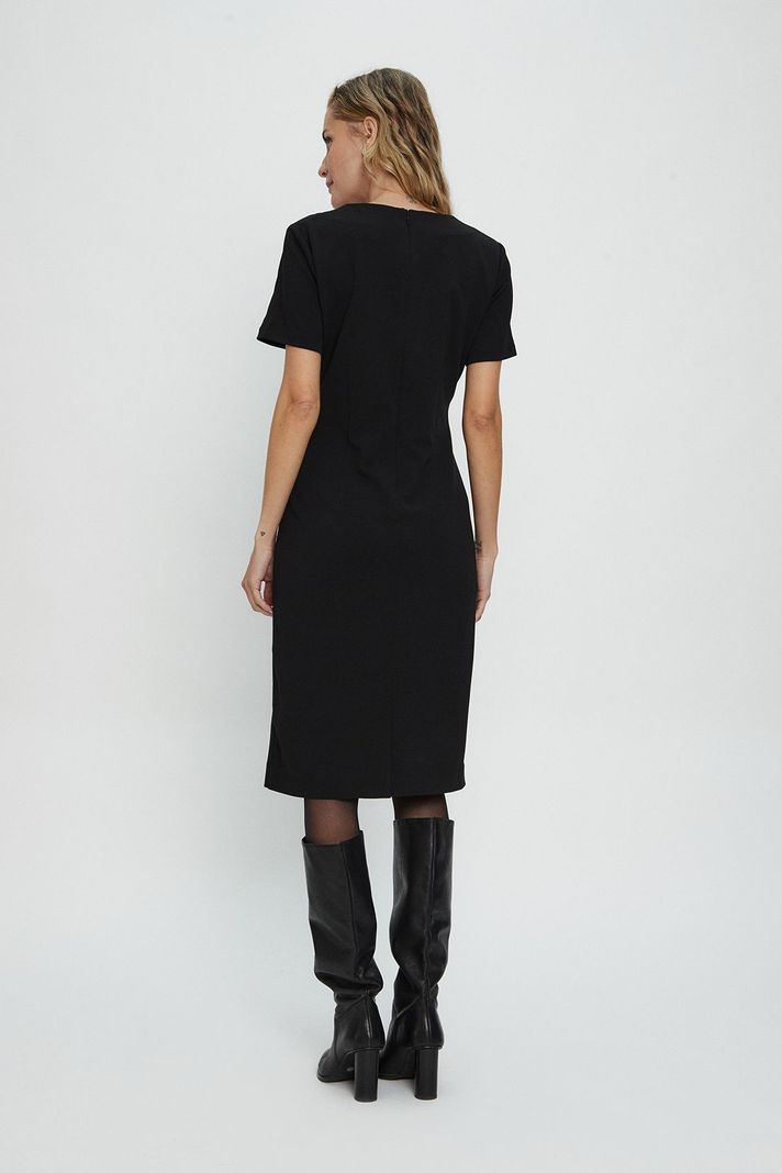 Vestido Liso Negro Ma Griffe 13002224002102-4