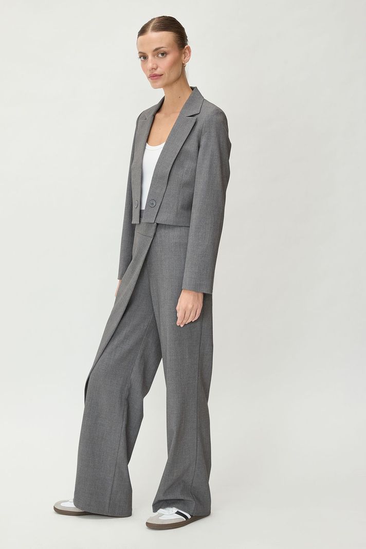 Blazer Liso Gris 16020125061113-2