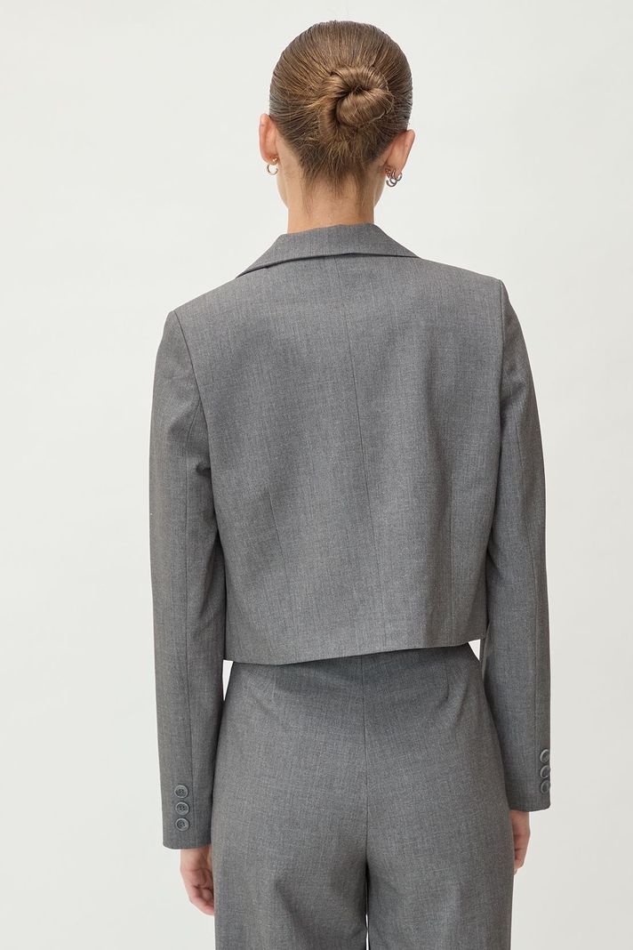 Blazer Liso Gris 16020125061113-3