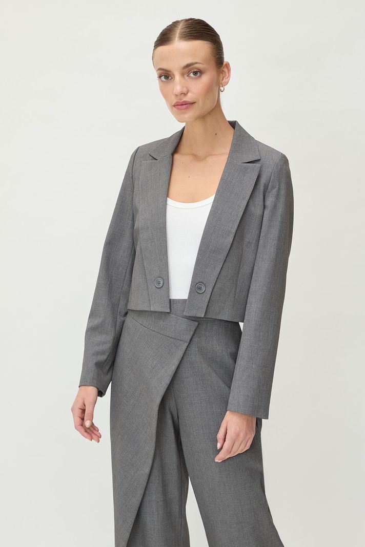 Blazer Liso Gris 16020125061113-4