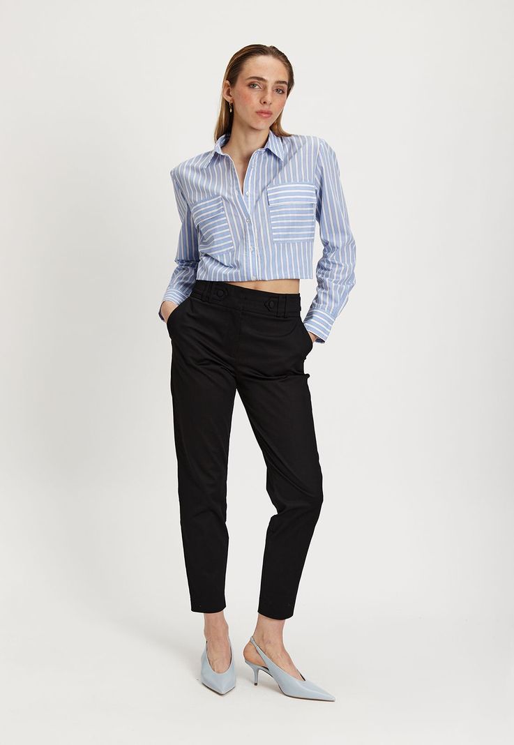 Pantalon Liso Negro iO 11020224052102-0