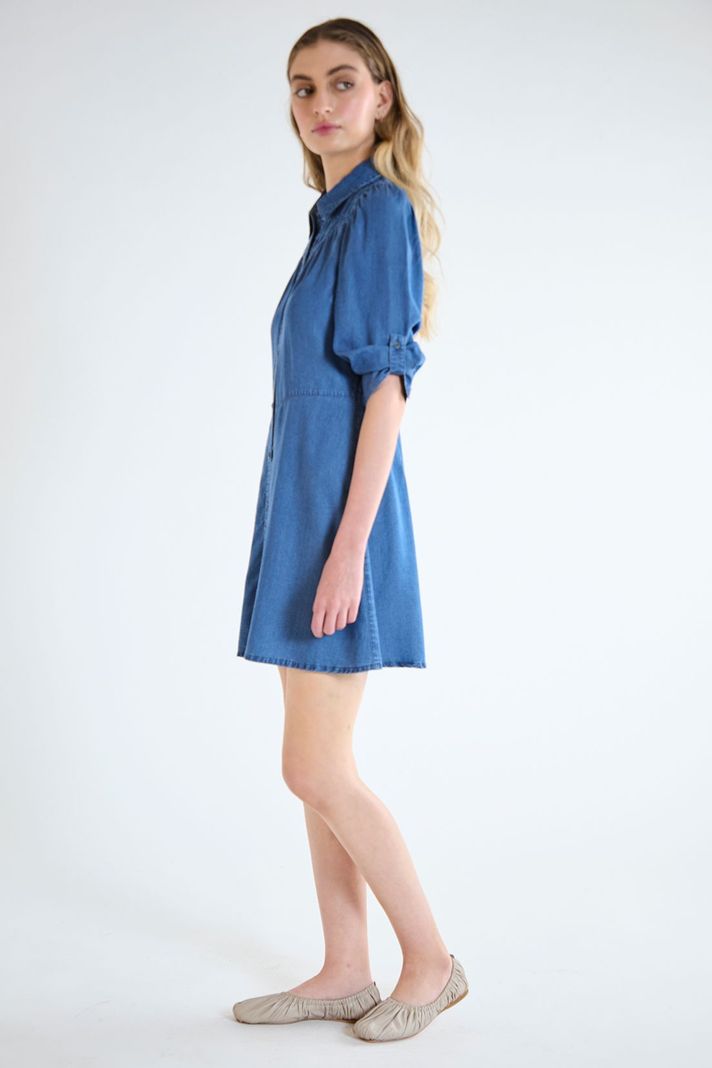 Vestido Liso Azul iO 13020125050104-3