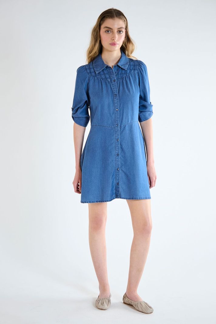 Vestido Liso Azul iO 13020125050104-2