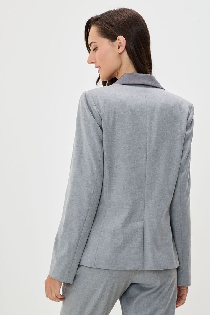 Blazer Liso Gris 16020125062113-2