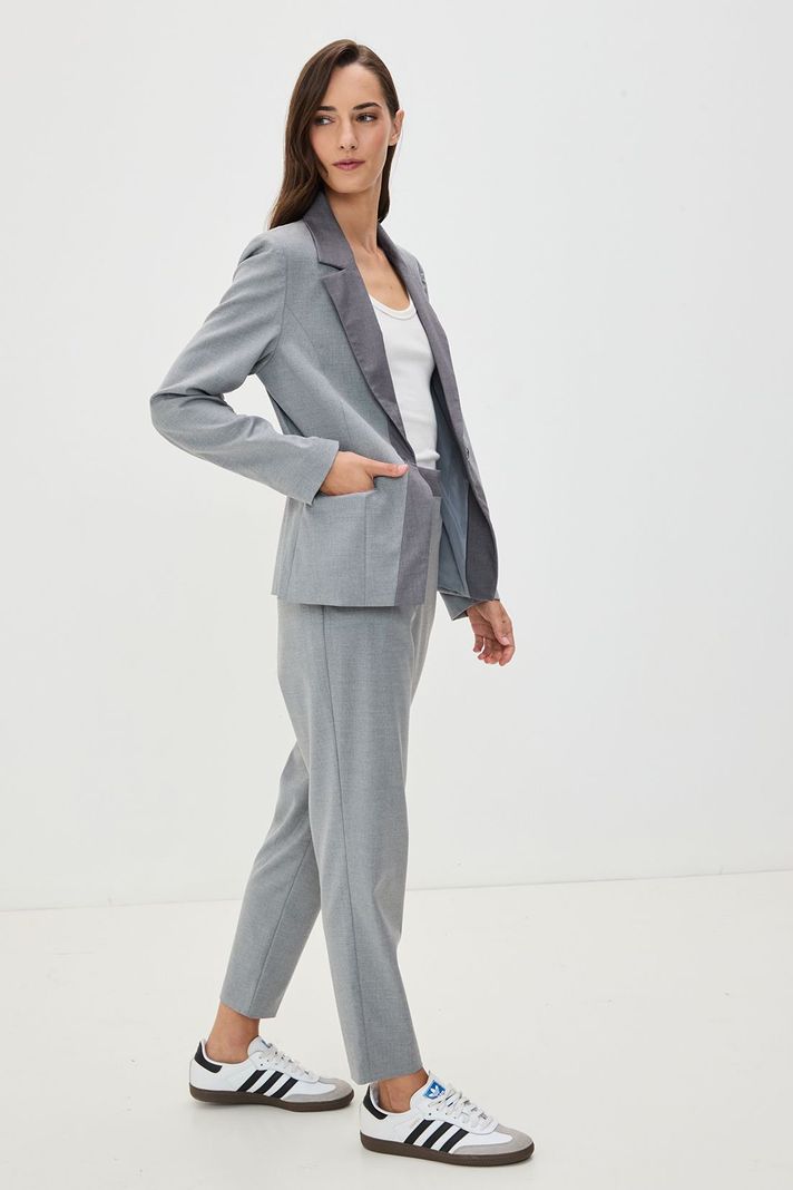 Blazer Liso Gris 16020125062113-3