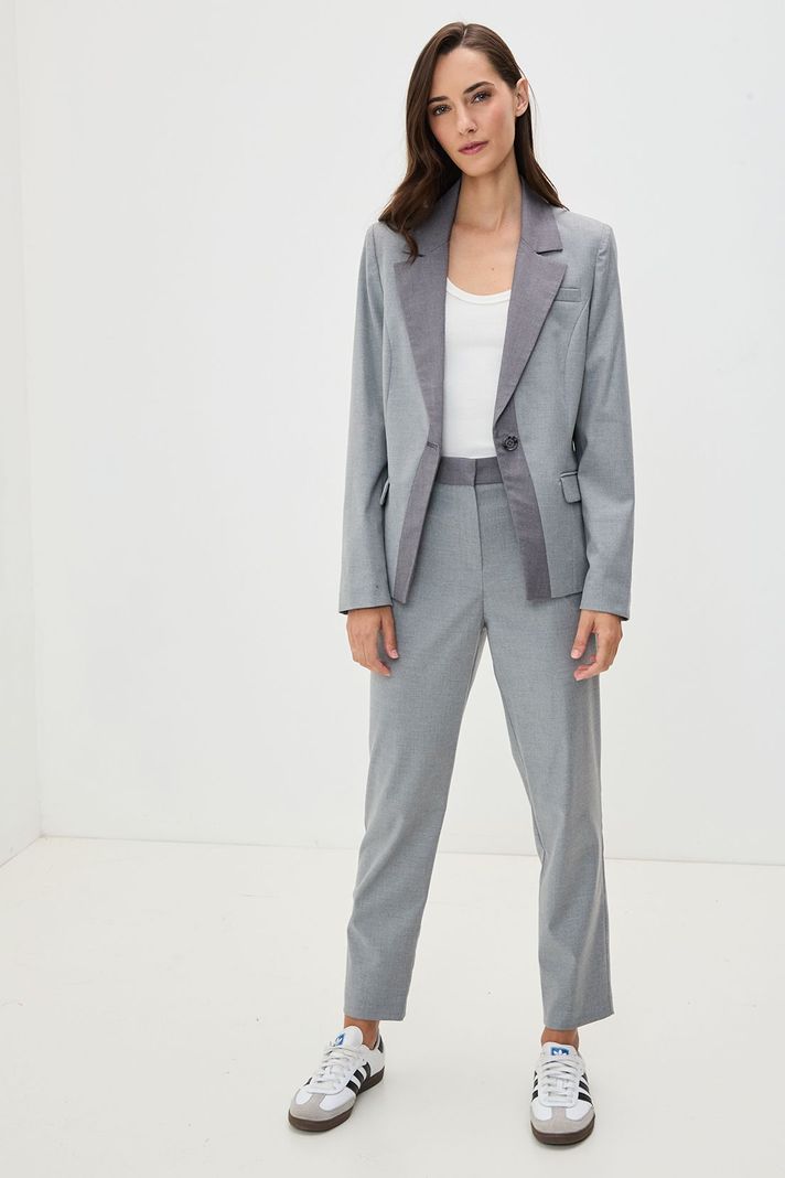 Blazer Liso Gris 16020125062113-1