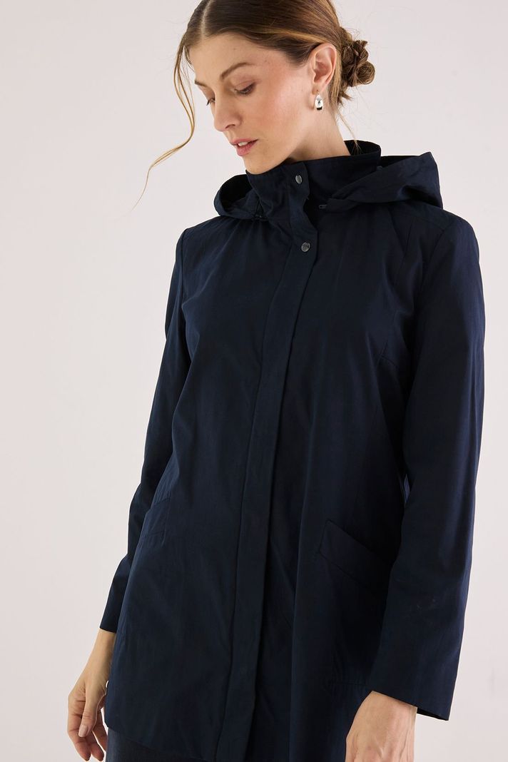 Trench Con Gorro Desmontable Azul 17402125002104-1