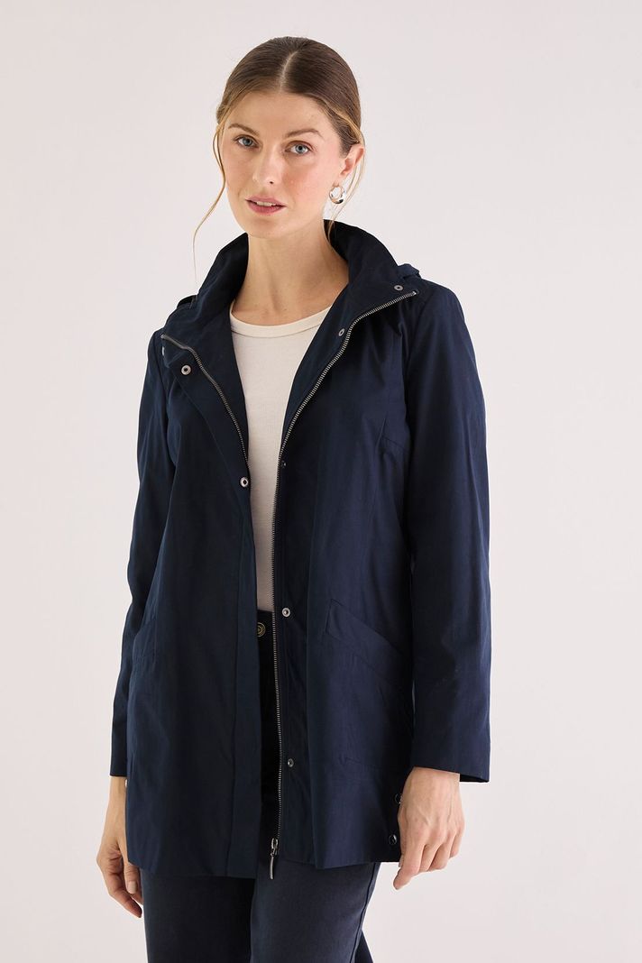 Trench Con Gorro Desmontable Azul 17402125002104-0