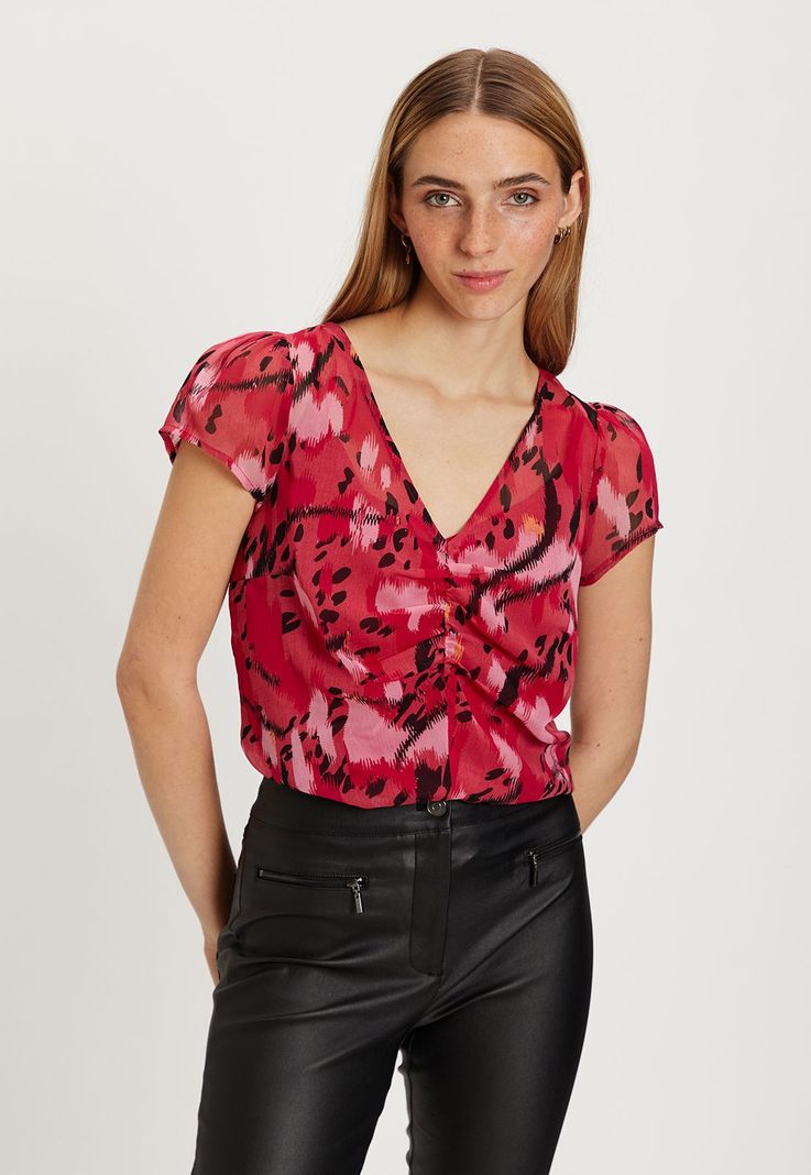 Blusa Fantasia coral iO 14120224056133-0