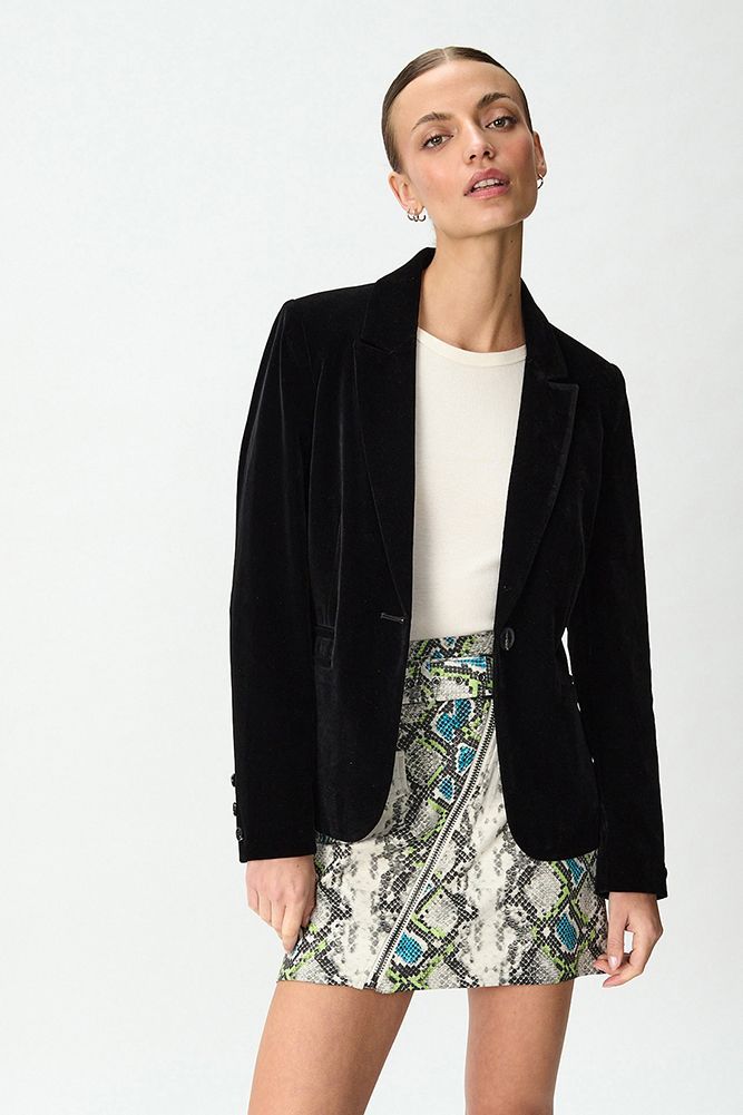 Blazer Liso Negro 16020125060102-1