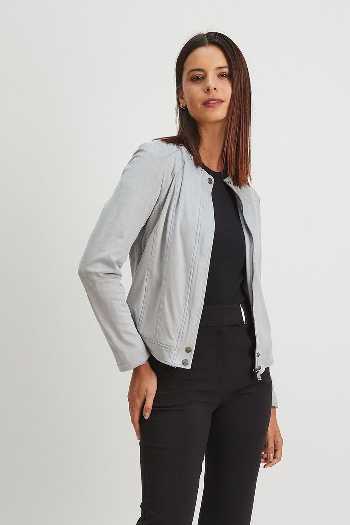 Chaqueta Lisa Gris Ash 17507224002113-0